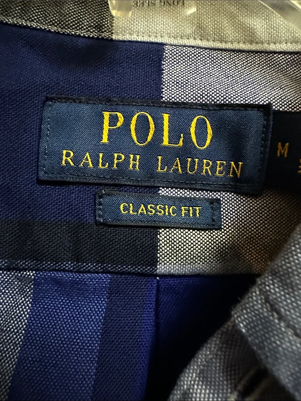 Polo by Ralph Lauren Blue and White Plaid Button-Down Shirt
